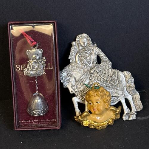 Pewter, Metal, & Resin Christmas Ornaments