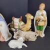 Homco Porcelain Nativity Figurines Set in Traditional Style - 3
