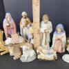 Homco Porcelain Nativity Figurines Set in Traditional Style - 10