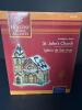Large Holiday Home Accents St. John's Church Lighted Porcelain Village - 8