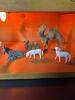 Italian Nativity Figures With Lighted Manger Stable - 5
