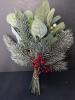 Christmas Wreaths, Berry Sprays, and Plush Gnome Decoration - 3