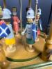 Multitier Wooden Christmas Carousel with Nativity and Soldiers - 4