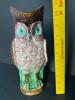Majolica-Style Owl Pitcher with Polychrome Glaze - 2