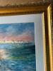 Framed Impressionist Portrait Print - Renoir, By the Sea 26&rdquo;x32&rdquo;shore - 4