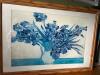 Framed Print of Irises in the Style of Van Gogh 39&rdquo;x26.5&rdquo;