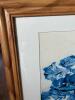 Framed Print of Irises in the Style of Van Gogh 39&rdquo;x26.5&rdquo; - 2