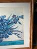 Framed Print of Irises in the Style of Van Gogh 39&rdquo;x26.5&rdquo; - 5