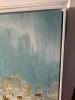 Abstract Cityscape-Style Mixed Media Painting 33&rdquo;x33&rdquo;x2&rdquo; - 2