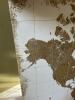 Framed Metallic World Map Canvas Wall Art 2&rsquo;x3&rsquo;x1.5 - 3