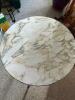 Mid-Century Modern-Style Round Laminate Top Side Table - 2