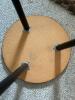 Mid-Century Modern-Style Round Laminate Top Side Table - 5