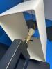 Modern Rectangular Table Lamp With Black Open Frame Base - 4