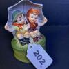 Ceramic Music Box with Children Under Umbrella - 7