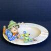 Ceramic Hummel Ashtray with Boy & Bird