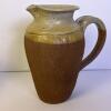 Handmade Rustic Two-Tone Stoneware Pitcher