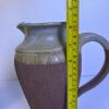 Handmade Rustic Two-Tone Stoneware Pitcher - 6