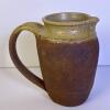 Handmade Rustic Two-Tone Stoneware Pitcher