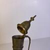 Brass-Tone Ewer with Engraved Motif - 3
