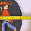 Cast Metal Fireman Plaque with Painted Relief - 7