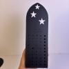 EMIG Black Cast Metal Wall Pocket with Fireman Motif - 3