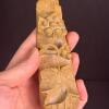 Carved Wooden Spoon with Grape Vine Motif - 2