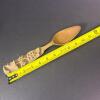Carved Wooden Spoon with Grape Vine Motif - 4