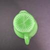 Green Glass Pitcher with Starburst Lid - 2