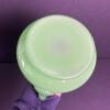 Green Glass Pitcher with Starburst Lid - 6