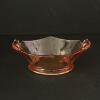 Pink Depression Glass Handled Bowl