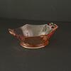 Pink Depression Glass Handled Bowl - 2