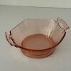 Pink Depression Glass Handled Bowl - 3