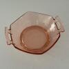 Pink Depression Glass Handled Bowl - 4