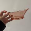 Pink Depression Glass Handled Bowl - 5