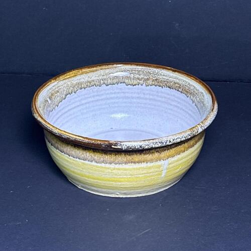 Ceramic Bowl With Earth-Toned Glaze