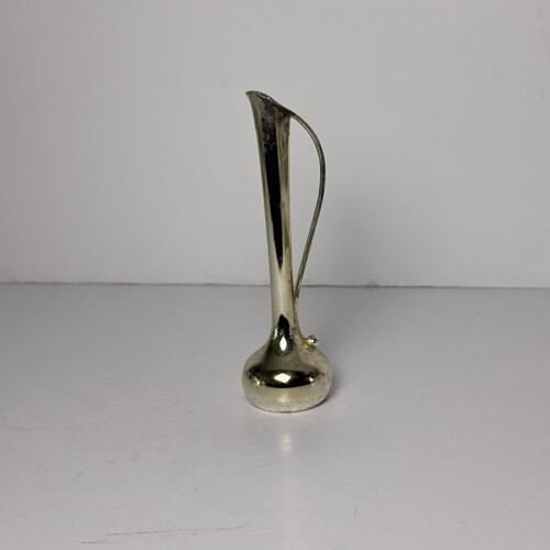 Silver-Tone Bud Vase