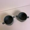 Pair of Goss Crafted Vermont Stoneware Soup Bowls - 2