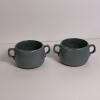 Pair of Goss Crafted Vermont Stoneware Soup Bowls - 3