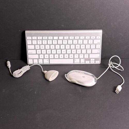 Vintage Apple Wired Bundle - Keyboard, Mouse and Accessory