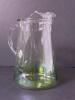 Hand-Blown Glass Pitcher with Iridescent Tint