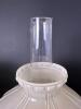 Pair of Aladdin Model 23 Brass Oil Lamps with Glass Shades - 3