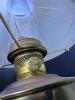 Pair of Aladdin Model 23 Brass Oil Lamps with Glass Shades - 6
