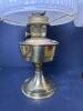 Pair of Aladdin Model 23 Brass Oil Lamps with Glass Shades - 18