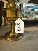 Pair of Aladdin Model 23 Brass Oil Lamps with Glass Shades - 20