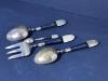 Samran Thailand Bronze and Black Enamel Flatware Set, Thai-Style - 5