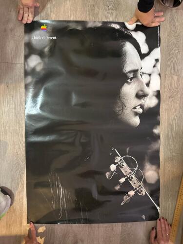 Apple Think Different 24" x 36" Baez Poster, 1997