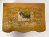 Wooden Vanity Jewelry Box With Mirror and Decorative Top - 5