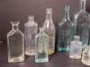 Antique Glass Bottles and Inkwell Collection, Early 20th Century - 3