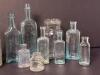 Antique Glass Bottles and Inkwell Collection, Early 20th Century - 4