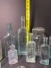 Antique Glass Bottles and Inkwell Collection, Early 20th Century - 6